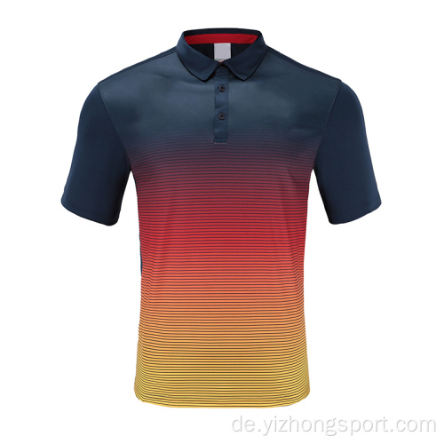 Herren Dry Fit Rugby Wear Polo Shirt